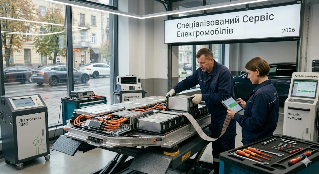 Діагностика батареї електромобіля