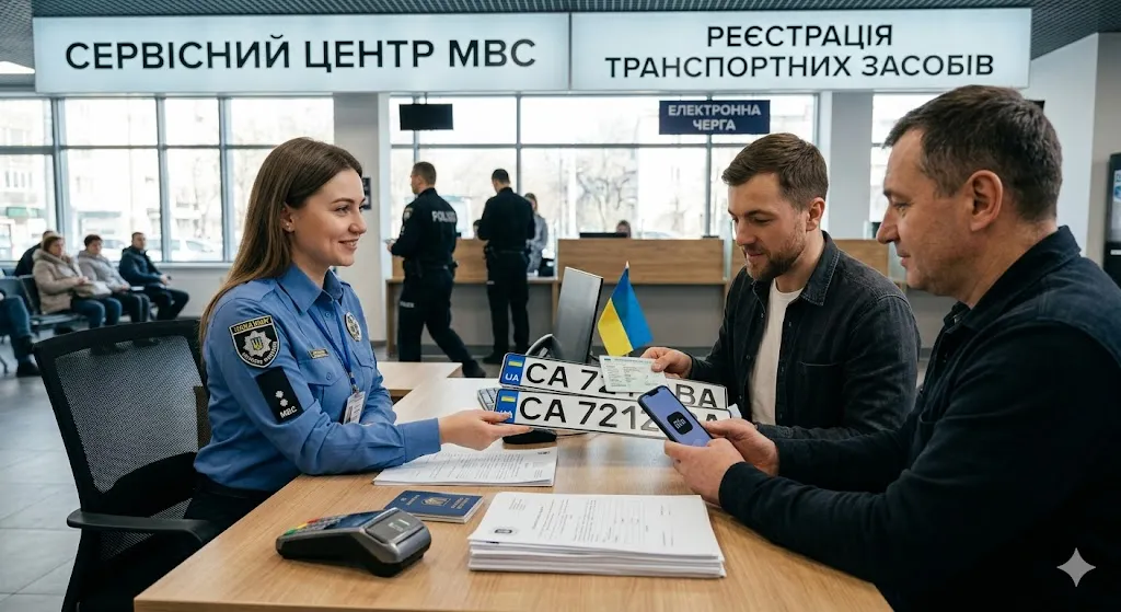 Переоформлення авто в МВС