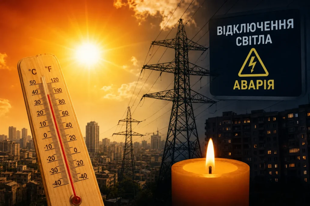 Жара и отключение света