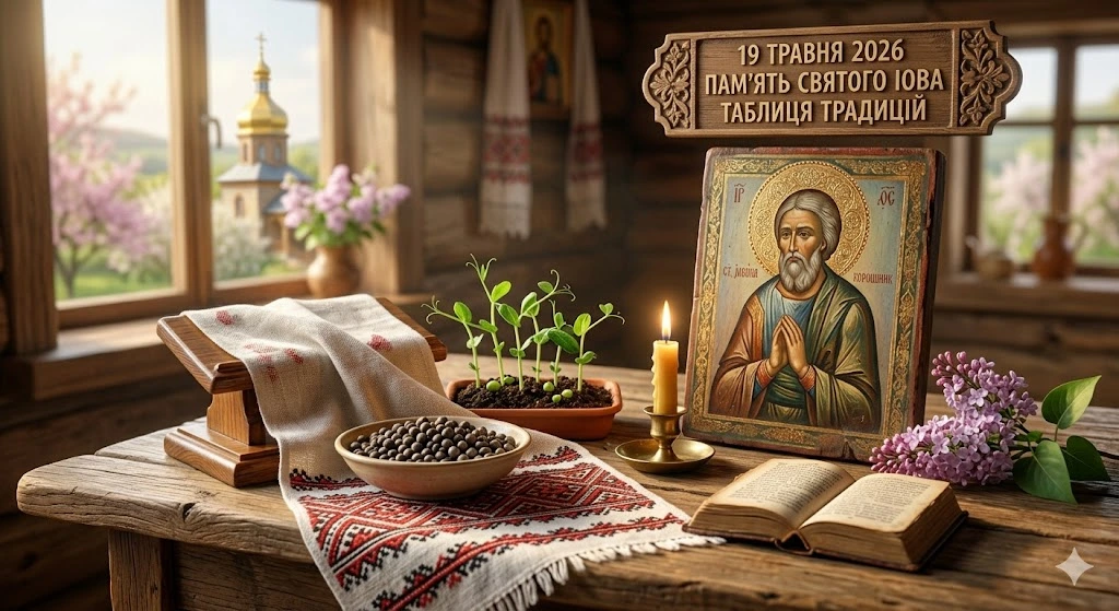 Икона Иова и горох