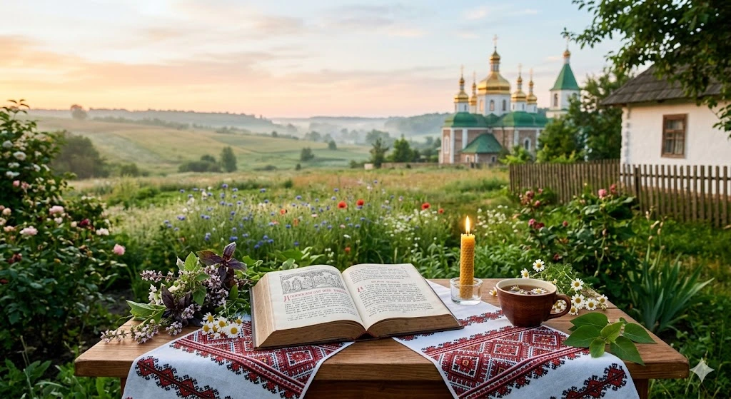 Книга, свічка та церква