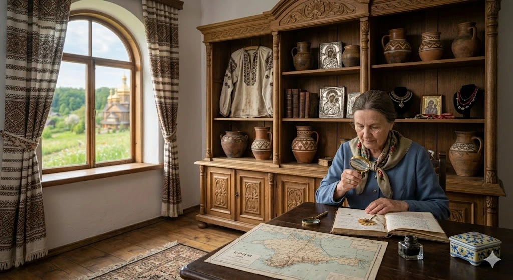 Женщина, карта, музей, история
