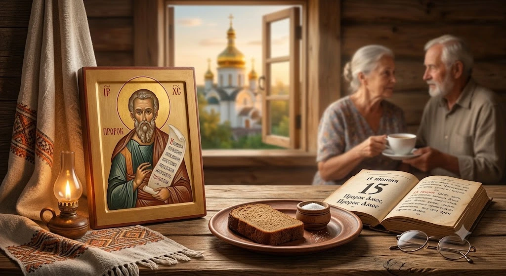 Икона пророка Амоса дома