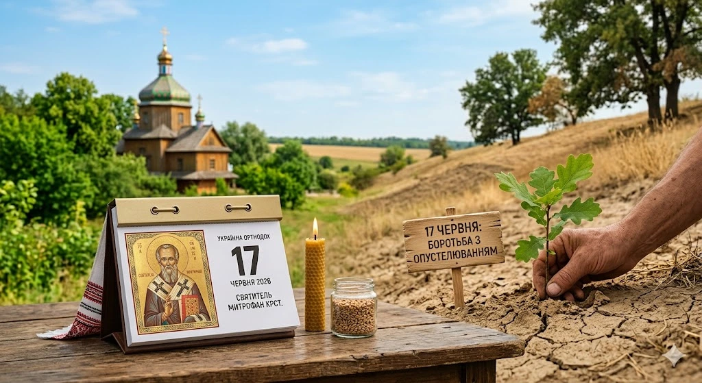 Календарь и посадка дуба