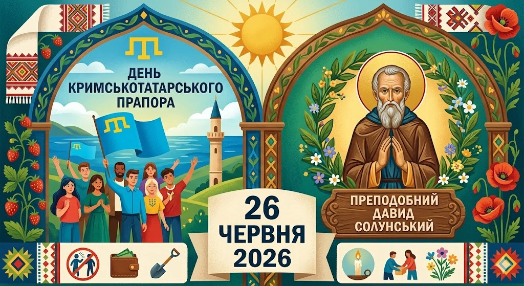 Праздничный плакат 26 июня