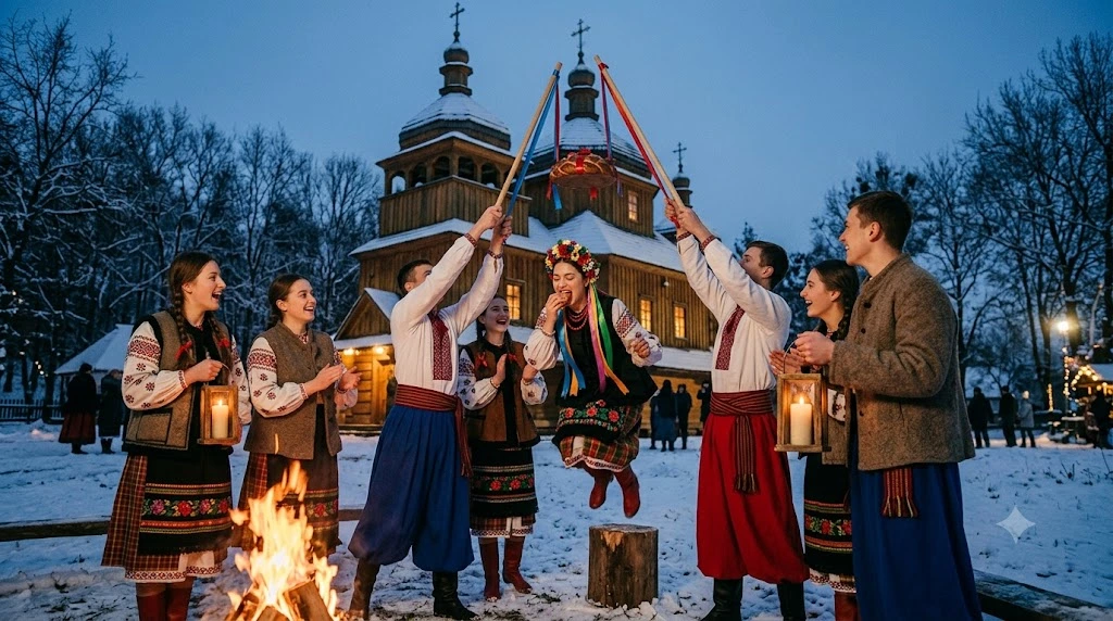 Андріївські вечорниці: кусання калити
