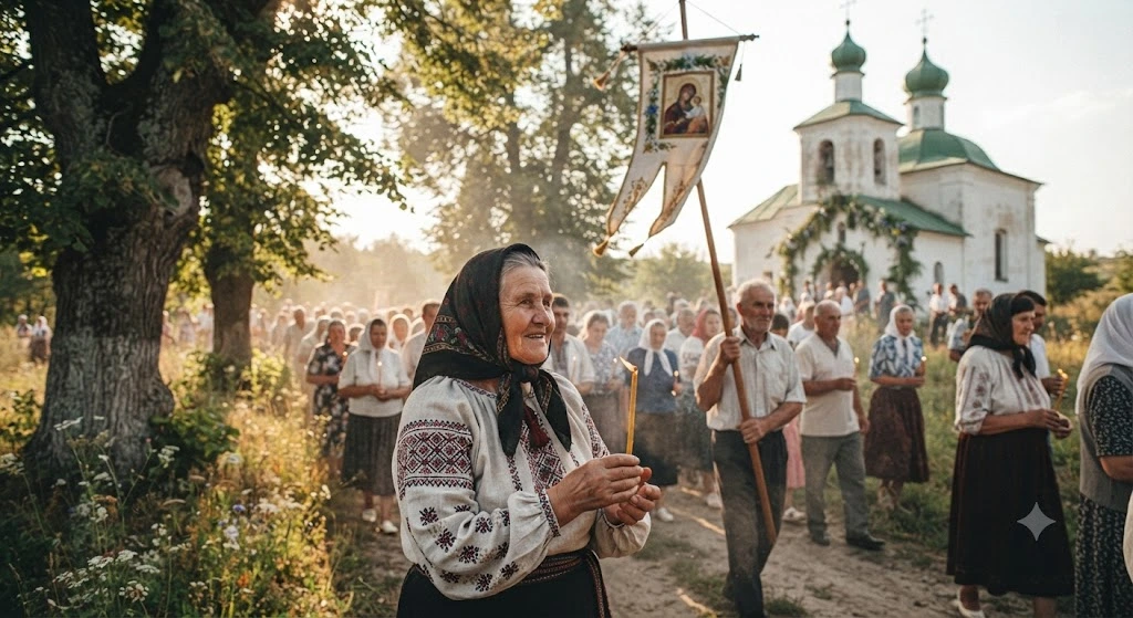 Крестный ход на Успение