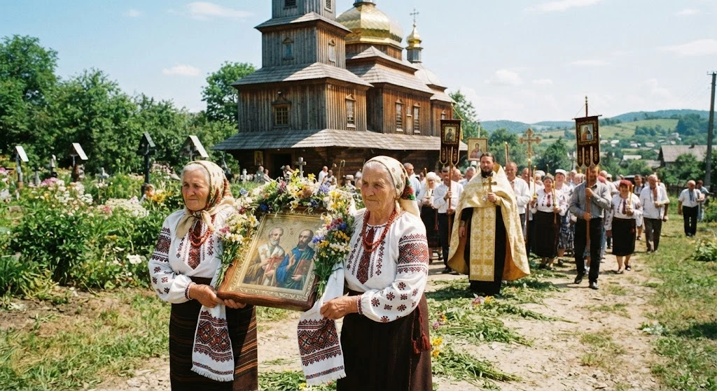 Крестный ход с иконой