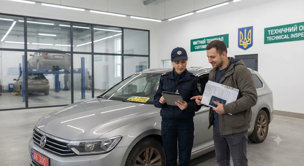 Оформление документов на таможенном терминале