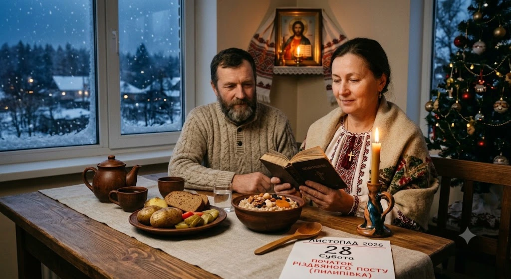 Початок посту, пісна вечеря