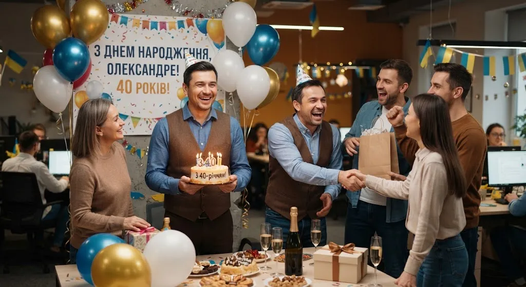 Привітання з Днем народження колезі чоловіку: 40 побажань
